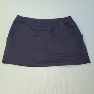 Ease of Motion Skort Women's XL Black Athletic Athleisure Golf Tennis Activewear